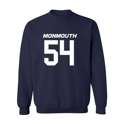 Monmouth - NCAA Football : Mounir Keshen - Replica Shersey Crewneck Sweatshirt-0