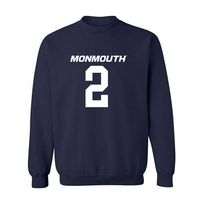 Monmouth - NCAA Football : Jaeden Jones - Replica Shersey Crewneck Sweatshirt-0