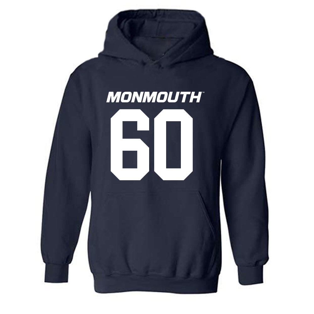 Monmouth - NCAA Football : Brady O'Hara - Replica Shersey Hooded Sweatshirt-0