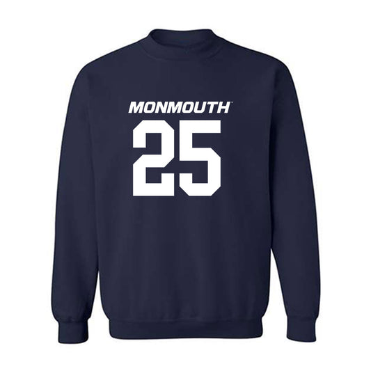 Monmouth - NCAA Football : Greg Randall - Replica Shersey Crewneck Sweatshirt-0