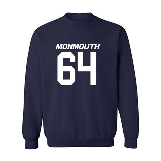 Monmouth - NCAA Football : James Rizzo - Replica Shersey Crewneck Sweatshirt-0