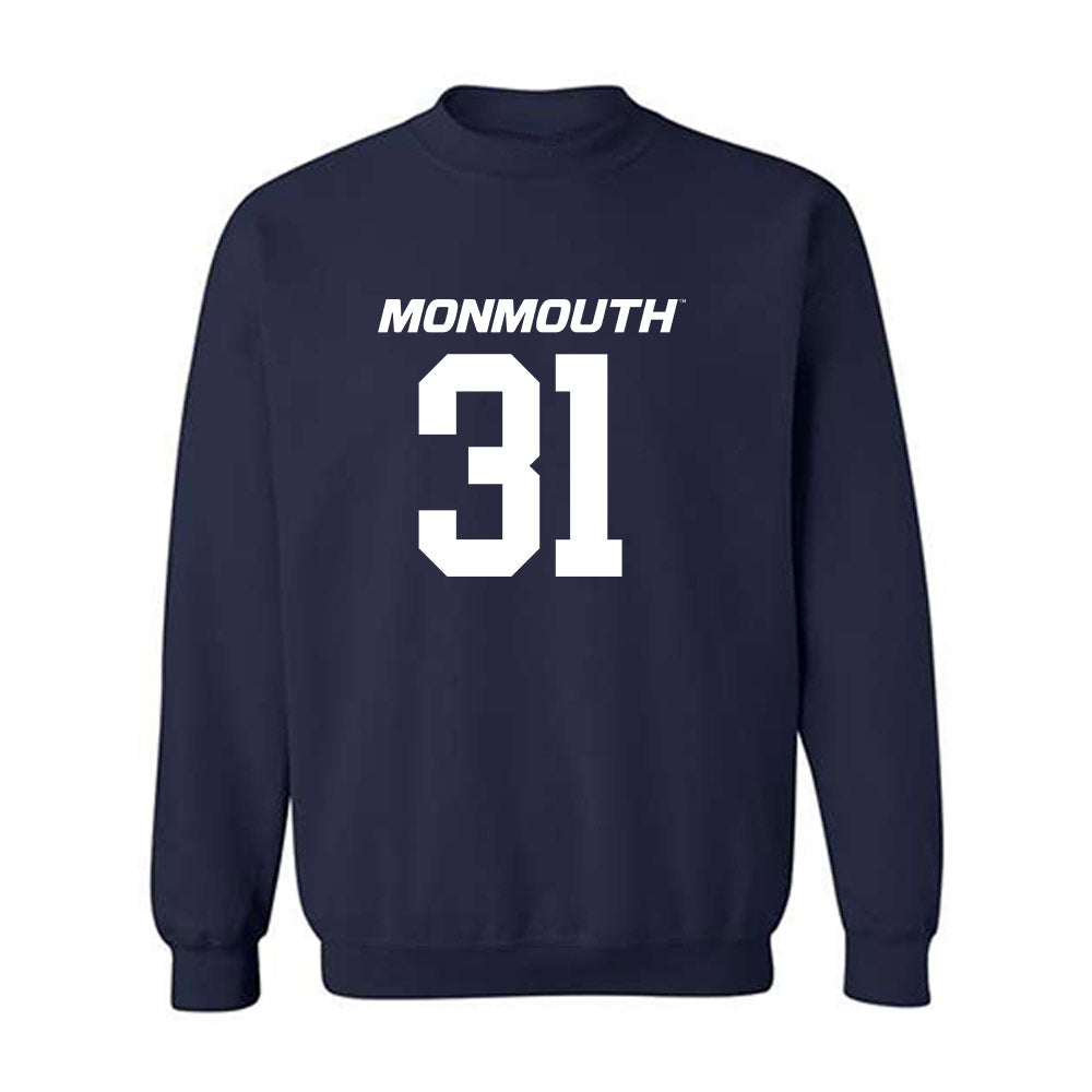 Monmouth - NCAA Football : Amori McNeil - Replica Shersey Crewneck Sweatshirt-0