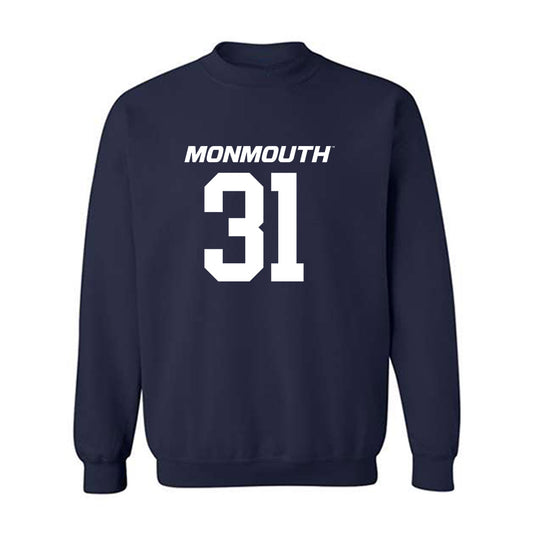 Monmouth - NCAA Football : Amori McNeil - Replica Shersey Crewneck Sweatshirt-0