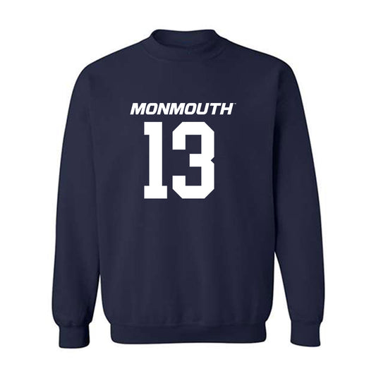 Monmouth - NCAA Football : Frankie Weaver III - Replica Shersey Crewneck Sweatshirt-0