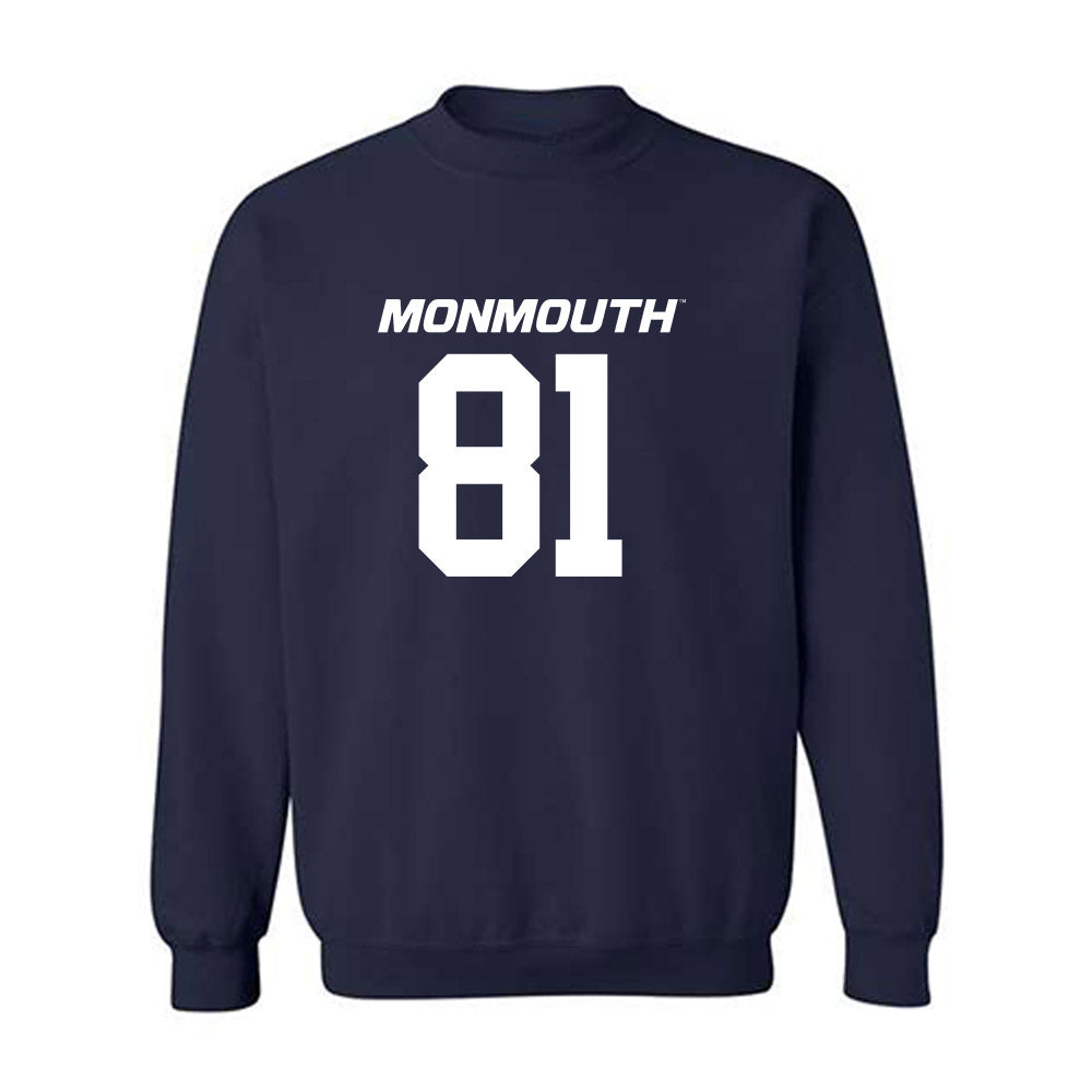 Monmouth - NCAA Football : Mike Schumacher - Replica Shersey Crewneck Sweatshirt-0