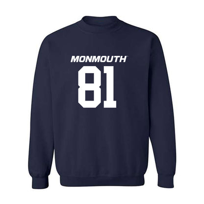 Monmouth - NCAA Football : Mike Schumacher - Replica Shersey Crewneck Sweatshirt-0