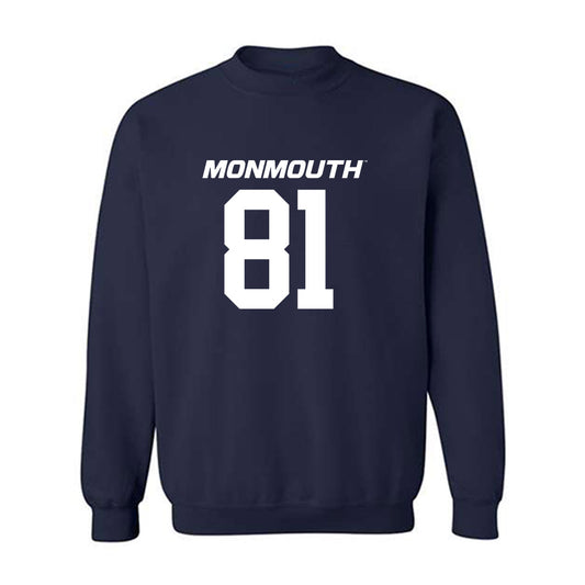 Monmouth - NCAA Football : Mike Schumacher - Replica Shersey Crewneck Sweatshirt-0