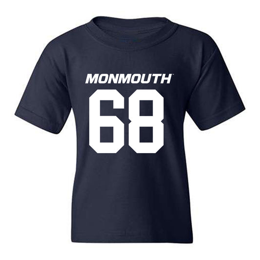 Monmouth - NCAA Football : Logan Boston - Replica Shersey Youth T-Shirt-0