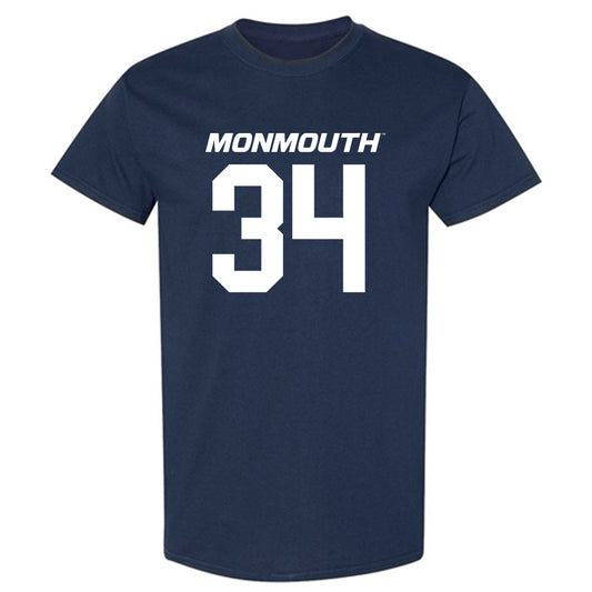 Monmouth - NCAA Football : Anthony brown - Replica Shersey T-Shirt-0