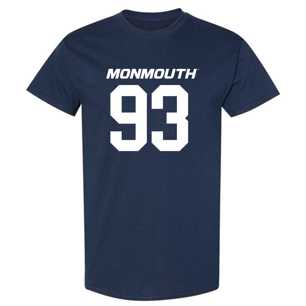 Monmouth - NCAA Football : DJ Briscoe Jr - Replica Shersey T-Shirt-0