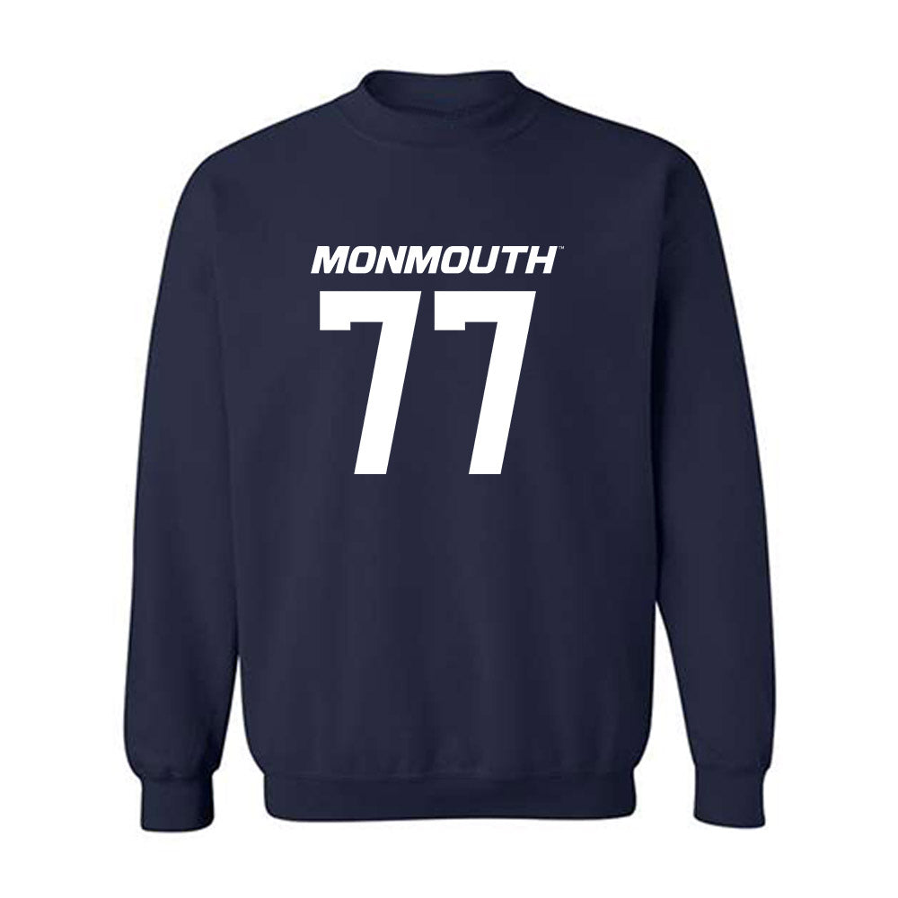 Monmouth - NCAA Football : Josh Duran - Replica Shersey Crewneck Sweatshirt-0