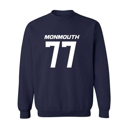 Monmouth - NCAA Football : Josh Duran - Replica Shersey Crewneck Sweatshirt-0