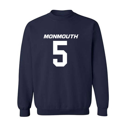Monmouth - NCAA Football : Charlie Sasso - Replica Shersey Crewneck Sweatshirt
