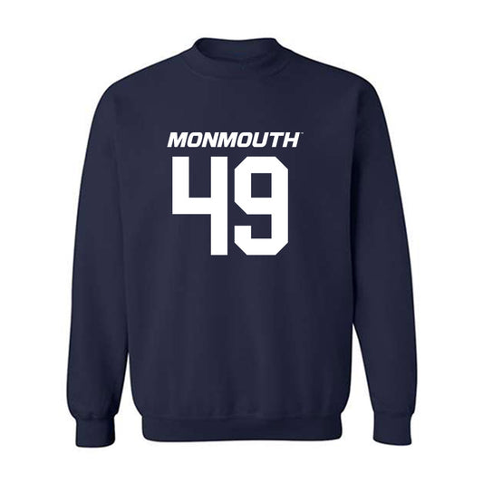 Monmouth - NCAA Football : Justin Griffin - Replica Shersey Crewneck Sweatshirt-0
