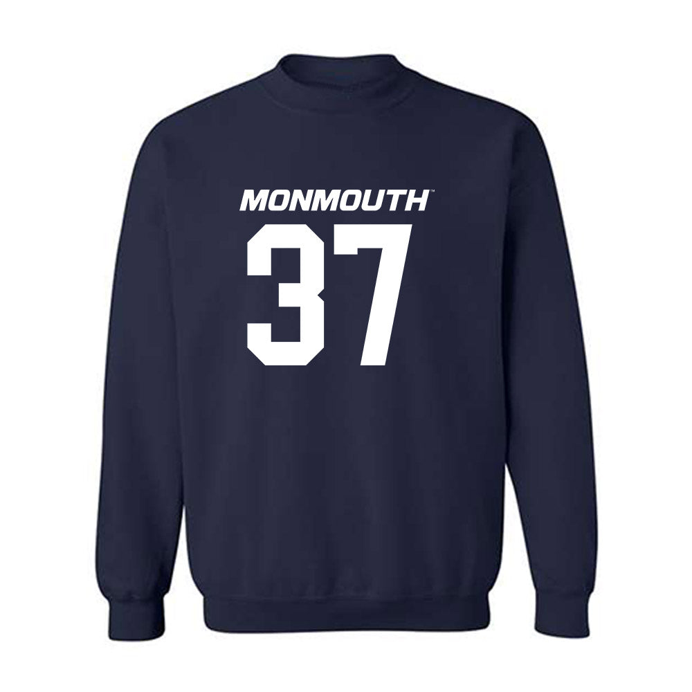 Monmouth - NCAA Football : Korry Pitts Jr - Replica Shersey Crewneck Sweatshirt-0