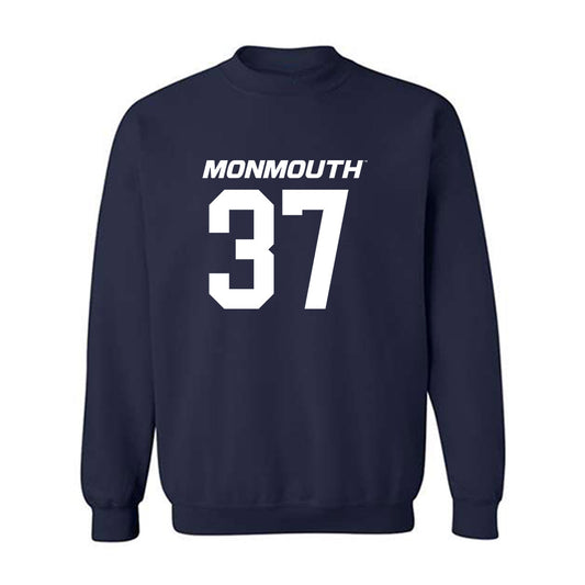 Monmouth - NCAA Football : Korry Pitts Jr - Replica Shersey Crewneck Sweatshirt-0