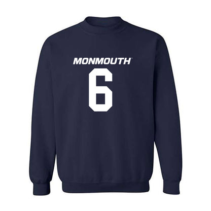 Monmouth - NCAA Football : Kenny Smith - Replica Shersey Crewneck Sweatshirt-0