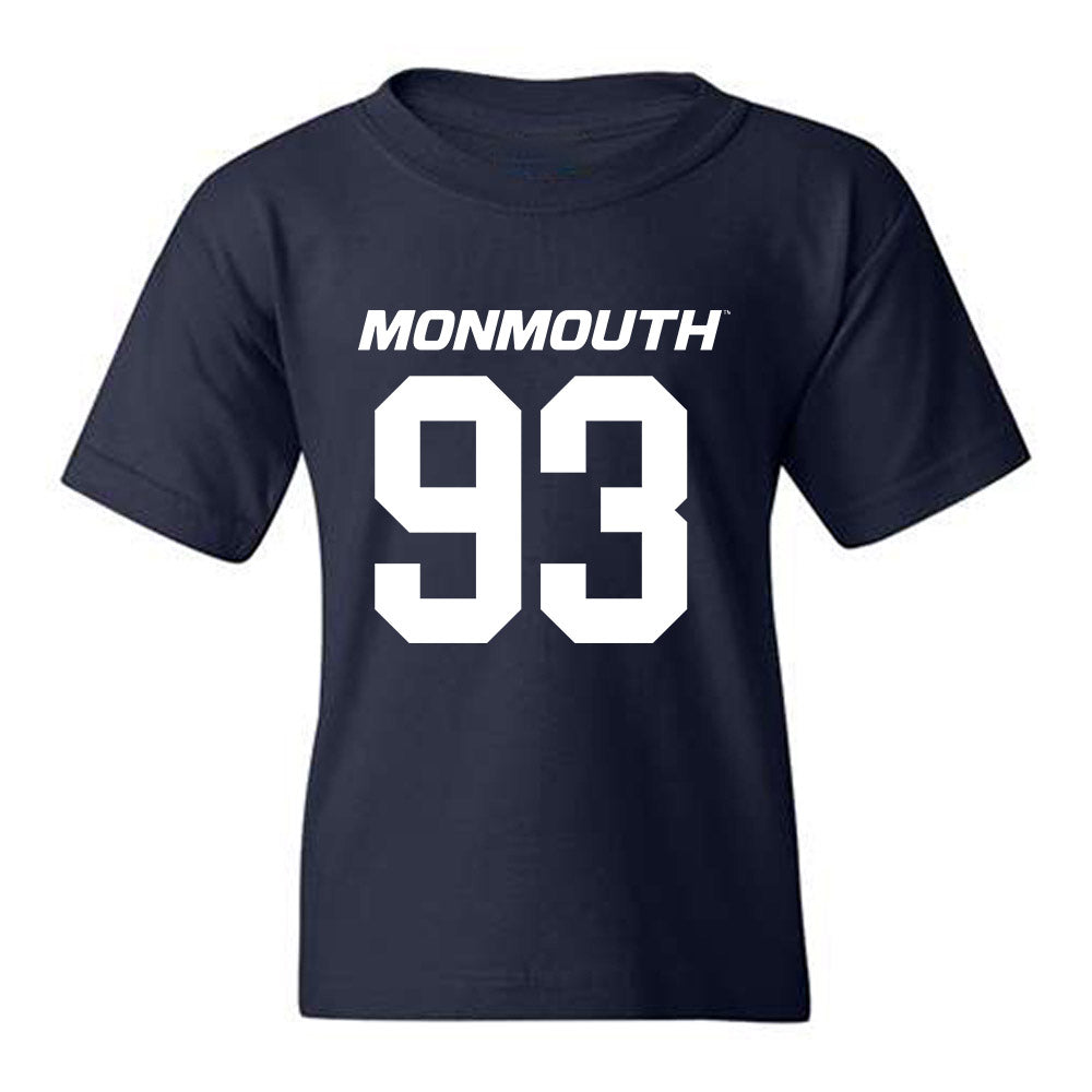 Monmouth - NCAA Football : DJ Briscoe Jr - Replica Shersey Youth T-Shirt-0