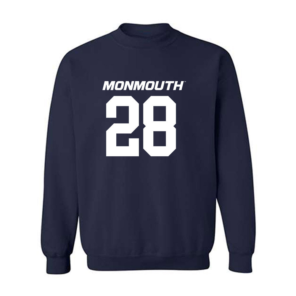 Monmouth - NCAA Football : Kenny Smith - Replica Shersey Crewneck Sweatshirt-0
