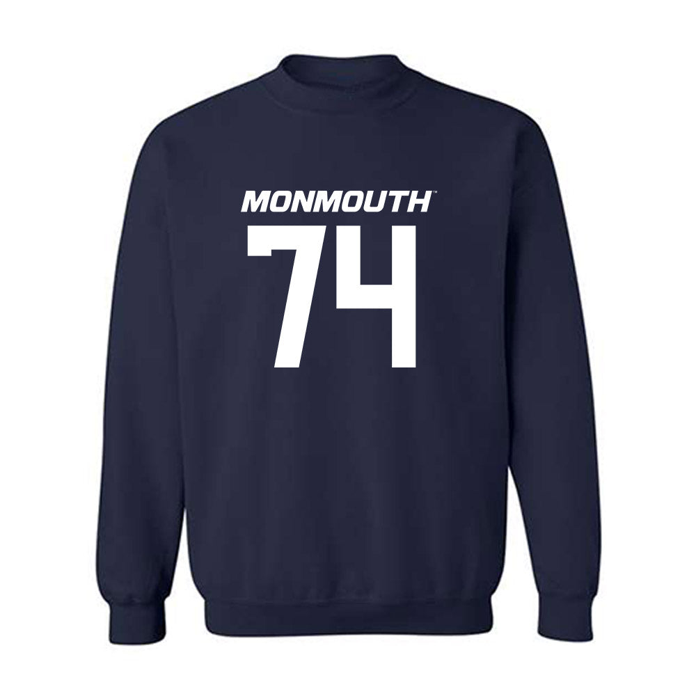 Monmouth - NCAA Football : Michael Petito - Replica Shersey Crewneck Sweatshirt
