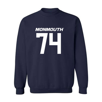 Monmouth - NCAA Football : Michael Petito - Replica Shersey Crewneck Sweatshirt