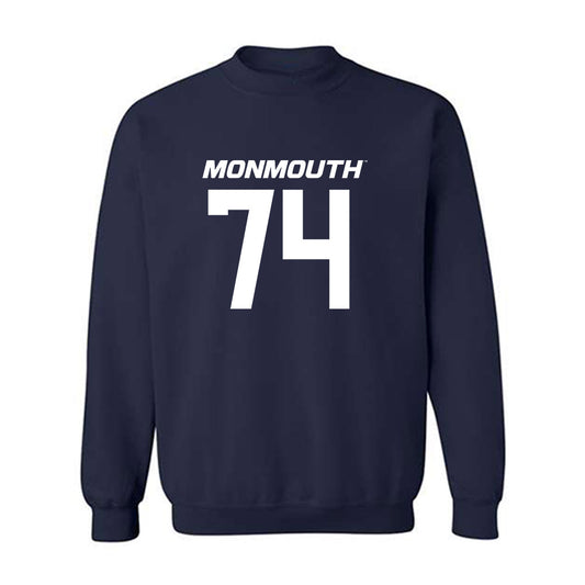 Monmouth - NCAA Football : Michael Petito - Replica Shersey Crewneck Sweatshirt