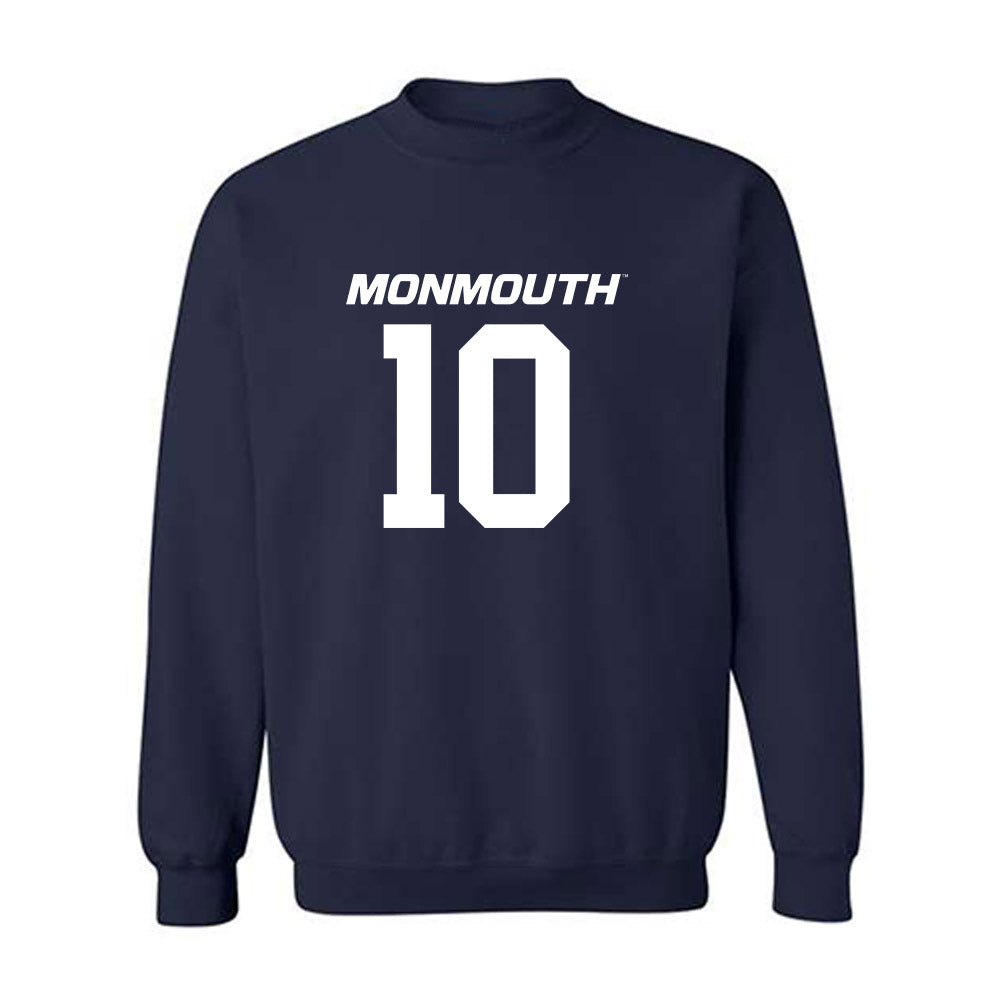 Monmouth - NCAA Football : Keshawn Mister - Replica Shersey Crewneck Sweatshirt-0