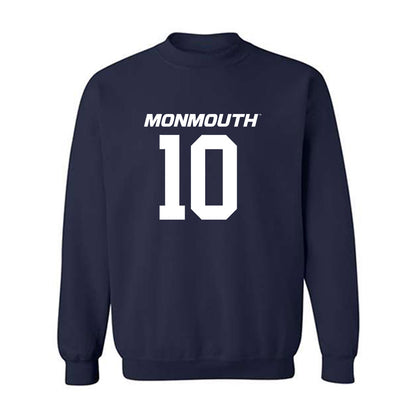 Monmouth - NCAA Football : Keshawn Mister - Replica Shersey Crewneck Sweatshirt-0
