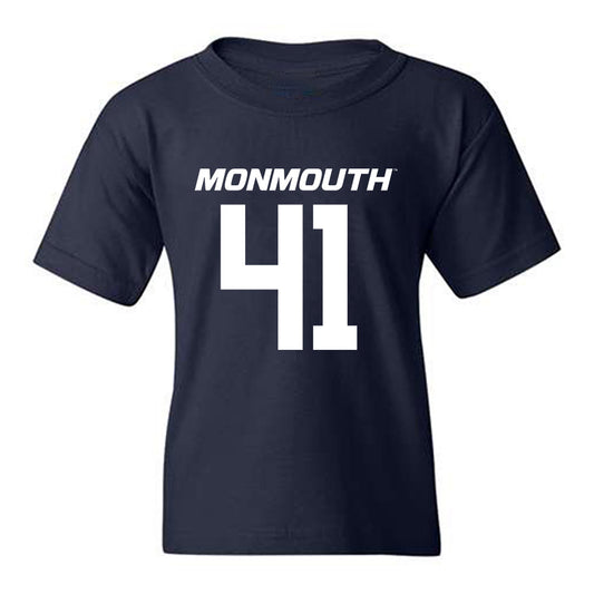 Monmouth - NCAA Football : Isaiah Grier - Replica Shersey Youth T-Shirt-0