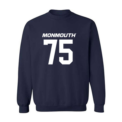 Monmouth - NCAA Football : Bleek Turner - Replica Shersey Crewneck Sweatshirt-0