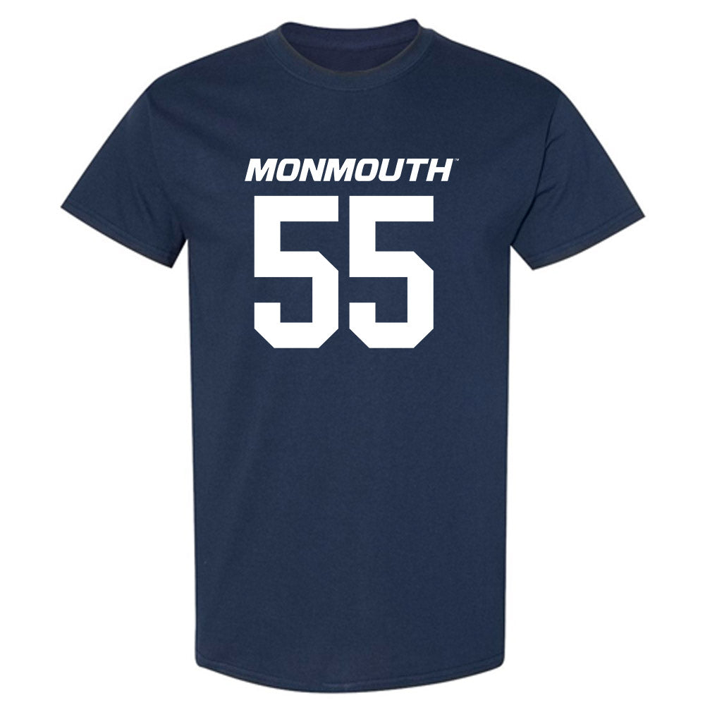 Monmouth - NCAA Football : Justin Hoeffler - Replica Shersey T-Shirt-0