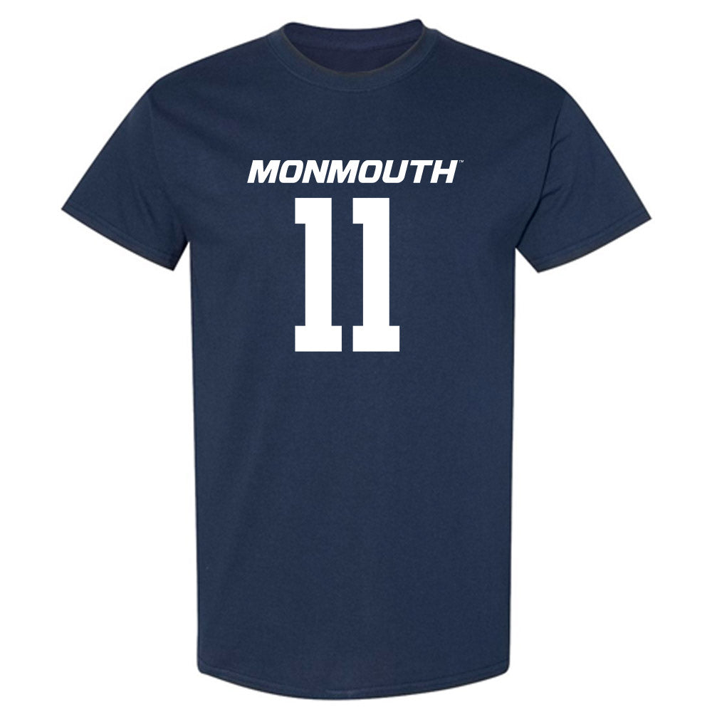 Monmouth - NCAA Football : Ryan Russo - Replica Shersey T-Shirt-0