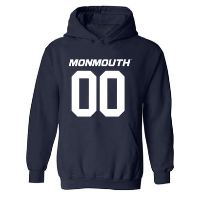 Monmouth - NCAA Football : Keisean Wilson - Replica Shersey Hooded Sweatshirt-0