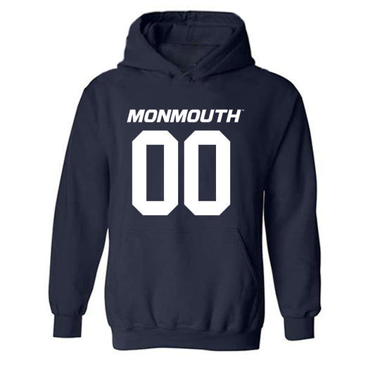 Monmouth - NCAA Football : Keisean Wilson - Replica Shersey Hooded Sweatshirt-0