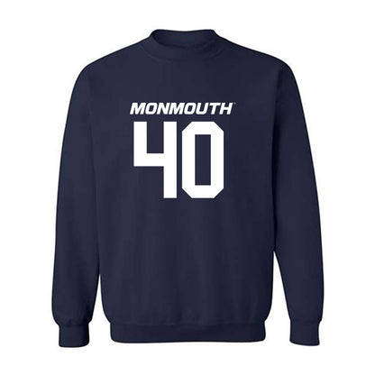 Monmouth - NCAA Football : Anthony Bello - Replica Shersey Crewneck Sweatshirt-0