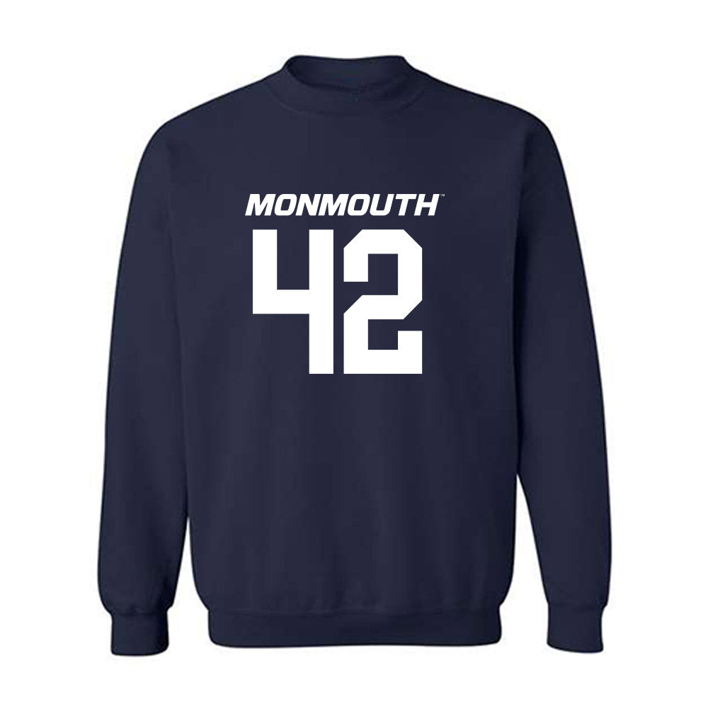 Monmouth - NCAA Football : Greg Randall - Replica Shersey Crewneck Sweatshirt-0