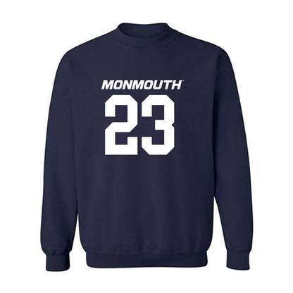 Monmouth - NCAA Football : Amir Haskett - Replica Shersey Crewneck Sweatshirt-0
