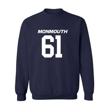 Monmouth - NCAA Football : Collin Goetter - Replica Shersey Crewneck Sweatshirt-0