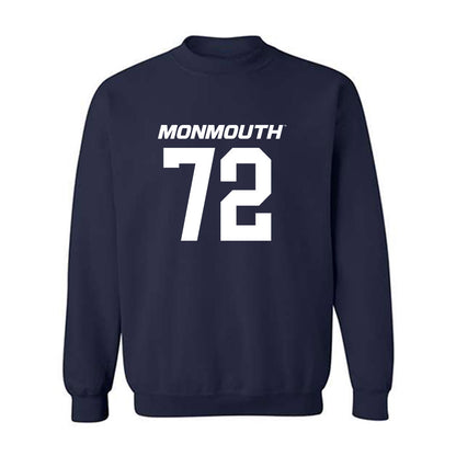 Monmouth - NCAA Football : Kyle Cameron - Replica Shersey Crewneck Sweatshirt-0