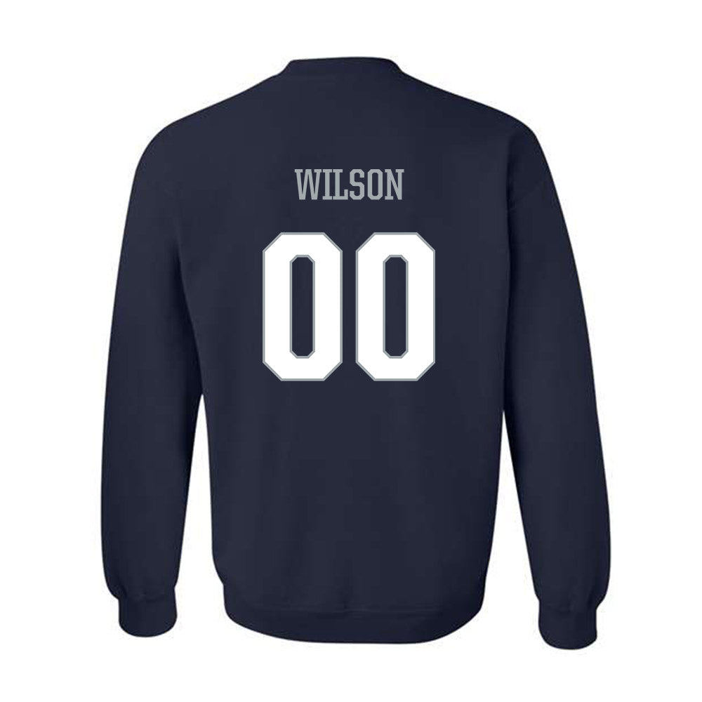 Monmouth - NCAA Football : Keisean Wilson - Classic Shersey Crewneck Sweatshirt-1