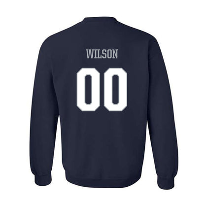 Monmouth - NCAA Football : Keisean Wilson - Classic Shersey Crewneck Sweatshirt-1