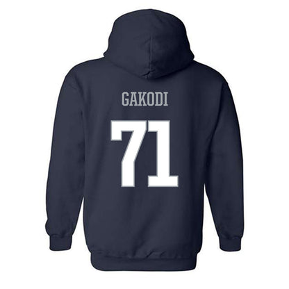 Monmouth - NCAA Football : Moses Gakodi - Classic Shersey Hooded Sweatshirt-1