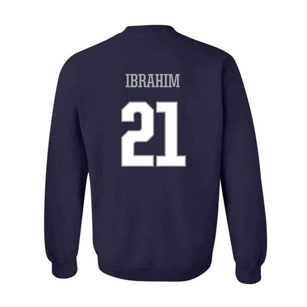 Monmouth - NCAA Football : Omar Ibrahim - Classic Shersey Crewneck Sweatshirt-1