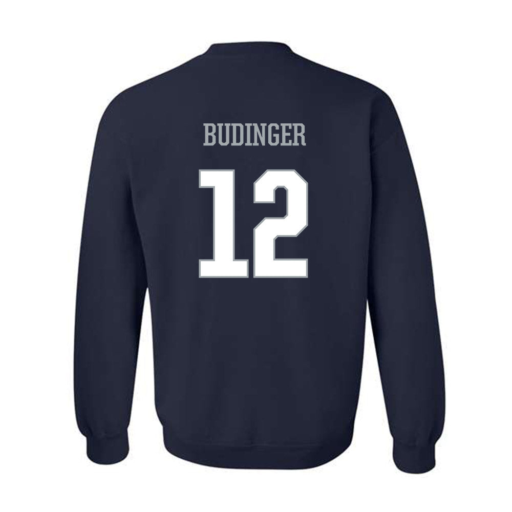 Monmouth - NCAA Football : Evan Budinger - Classic Shersey Crewneck Sweatshirt-1