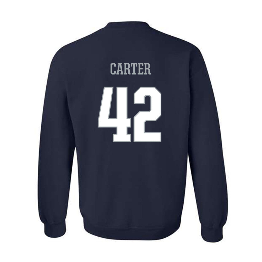 Monmouth - NCAA Football : Nolan Carter - Classic Shersey Crewneck Sweatshirt-1
