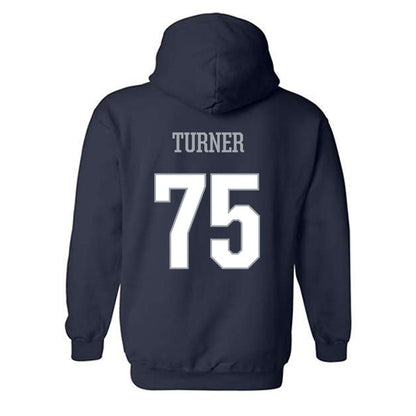 Monmouth - NCAA Football : Bleek Turner - Classic Shersey Hooded Sweatshirt-1