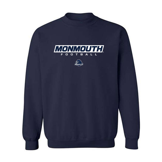 Monmouth - NCAA Football : Justin Griffin - Classic Shersey Crewneck Sweatshirt-0