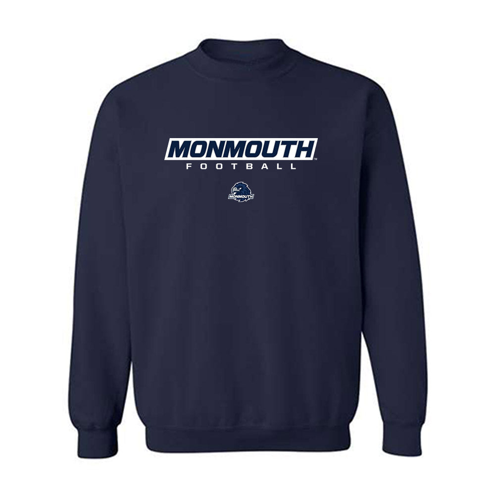 Monmouth - NCAA Football : Evan Budinger - Classic Shersey Crewneck Sweatshirt-0