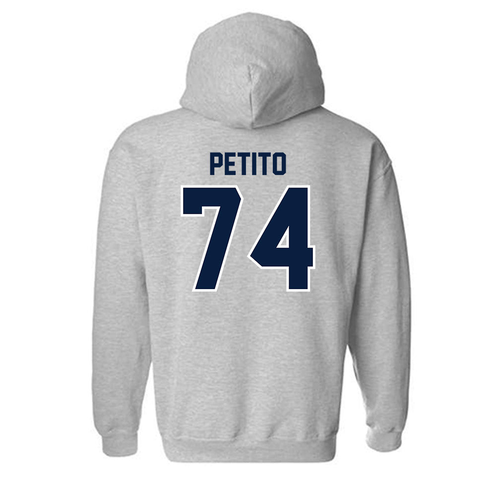 Monmouth - NCAA Football : Michael Petito - Sports Shersey Hooded Sweatshirt