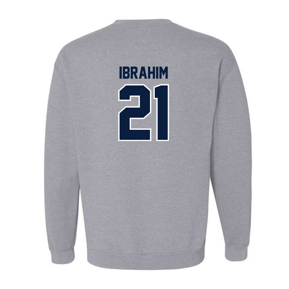 Monmouth - NCAA Football : Omar Ibrahim - Sports Shersey Crewneck Sweatshirt-1